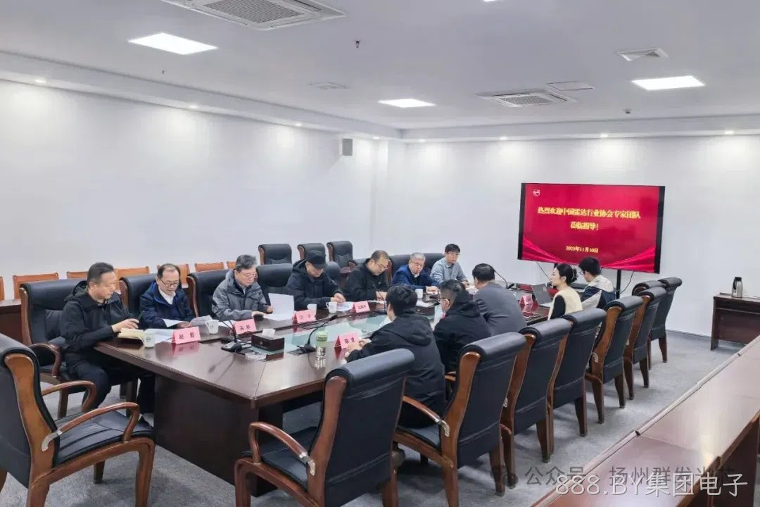 中国雷达行业协会科技委专家莅临888.BY集团电子调研指导